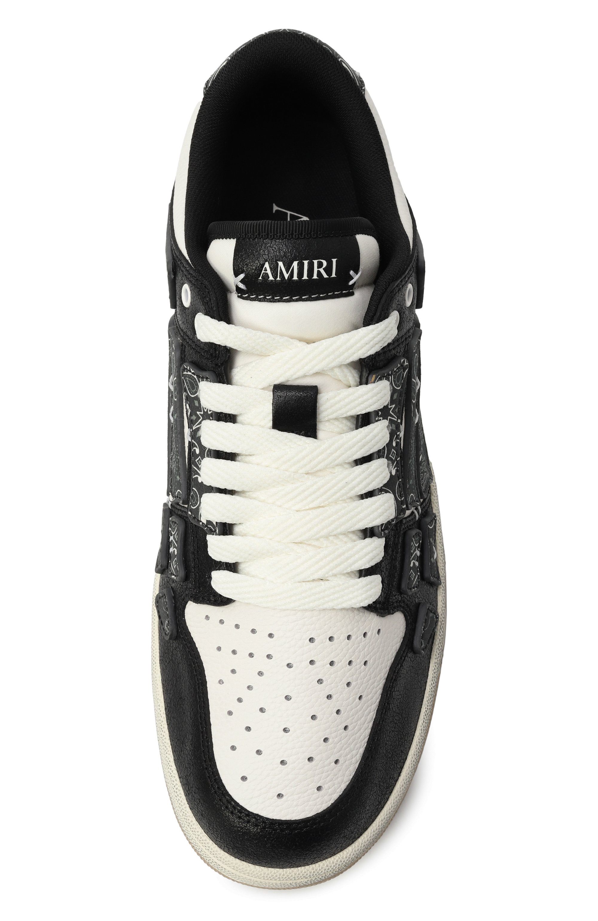 Кожаные кеды skel-top AMIRI, арт. AMF0SR1140, фото 6