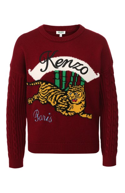 Женский свитер из смеси шерсти и хлопка KENZO, арт. F962T06363XC