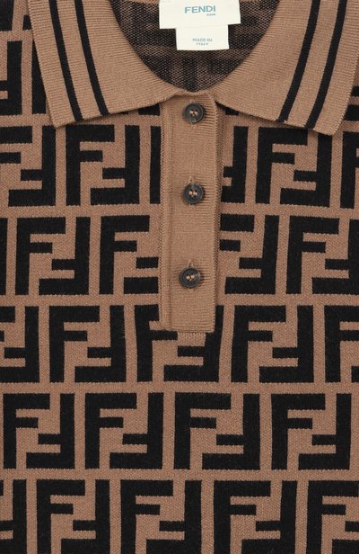 Поло из вискозы FENDI, арт. JMG094/AEYD, фото 3