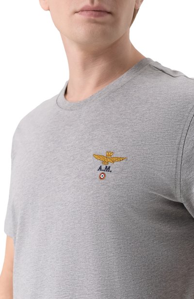 Хлопковая футболка AERONAUTICA MILITARE, арт. TS1580UJ00372_001, фото 5