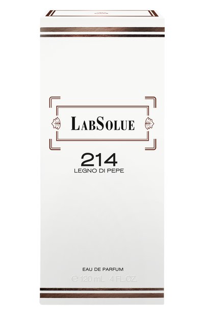 Парфюмерная вода 214 legno di pepe (120ml) LABSOLUE бесцветного цвета по цене 28590 руб., арт. 8011530001049, фото 2 Парфюмерная вода 214 legno di pepe (120ml) LABSOLUE, арт. 8011530001049, фото 2