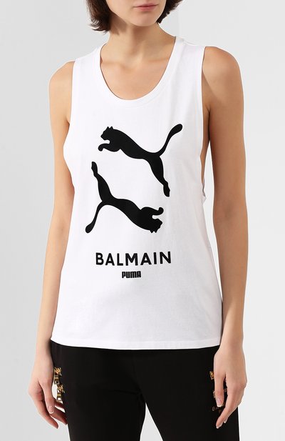 Майка puma x balmain PUMA белого цвета по цене 10900 руб., арт. 59688802, фото 3 Майка puma x balmain PUMA, арт. 59688802, фото 3