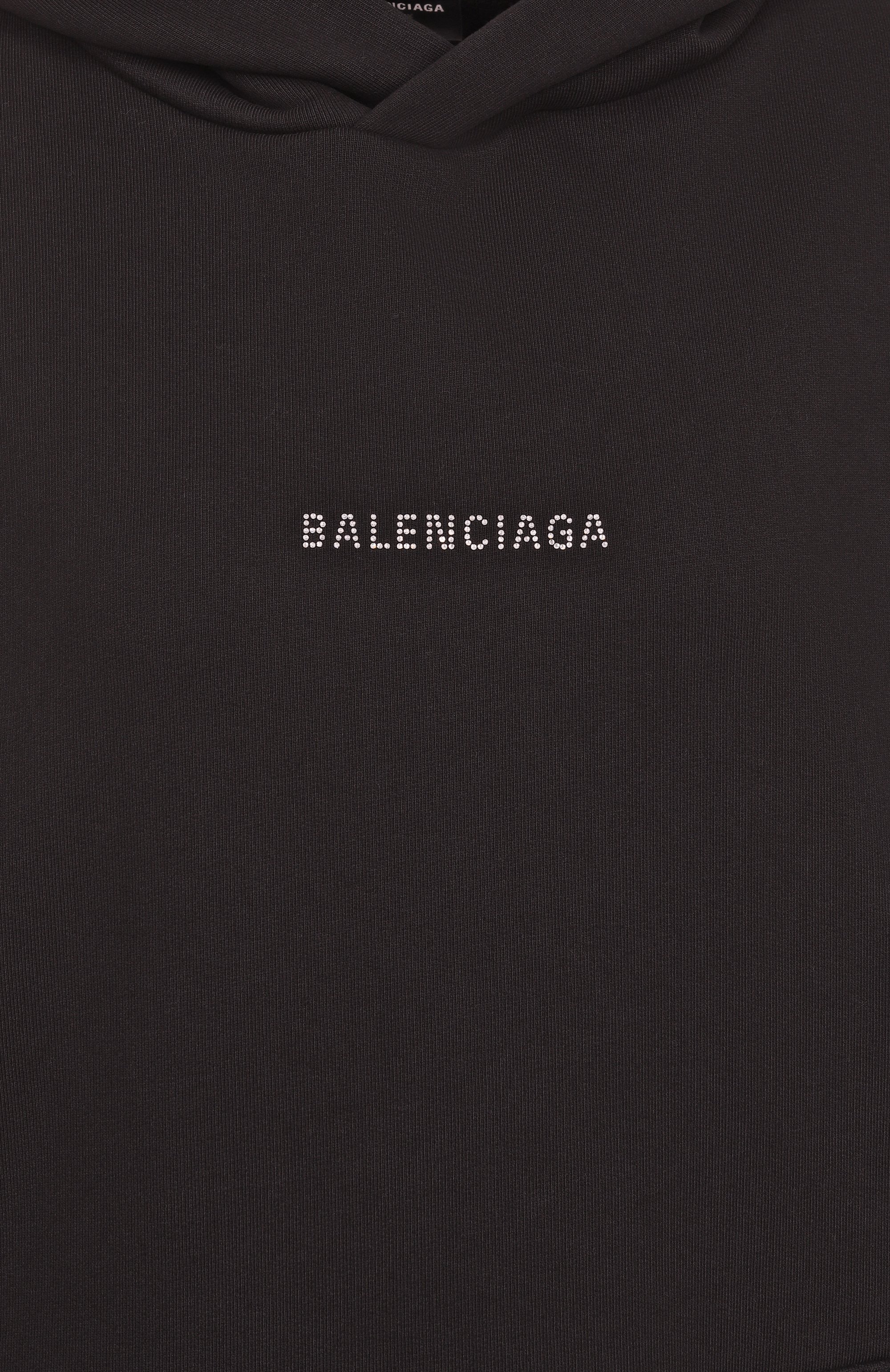 Хлопковое худи BALENCIAGA, арт. 818545/TQVY1, фото 6