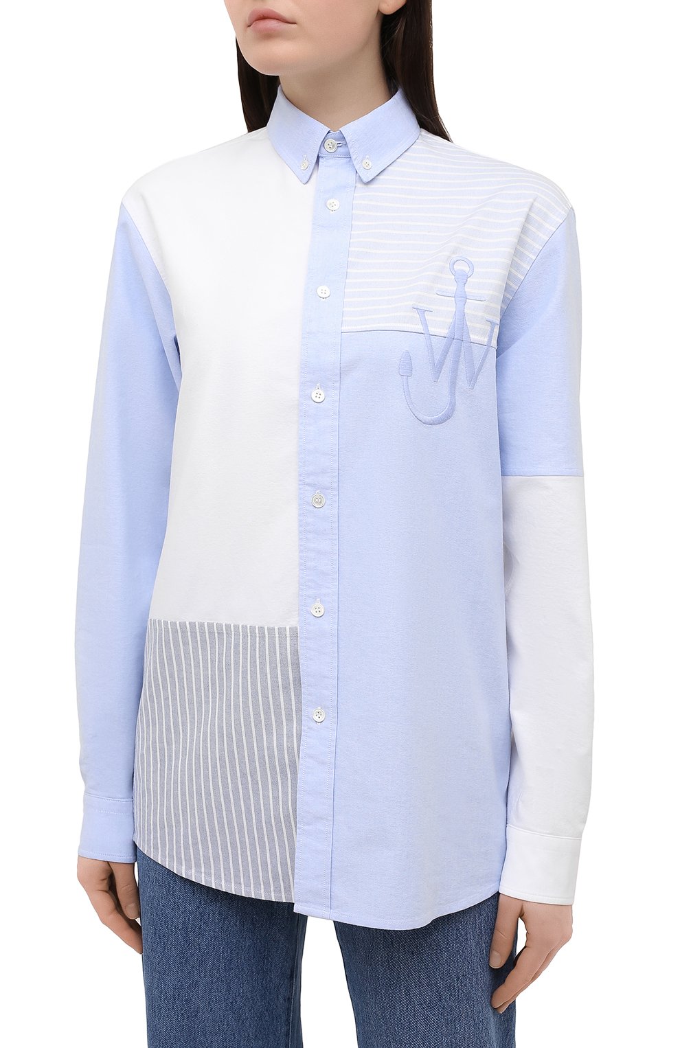 Хлопковая рубашка JW ANDERSON, арт. SH0072 PG0480, фото 3