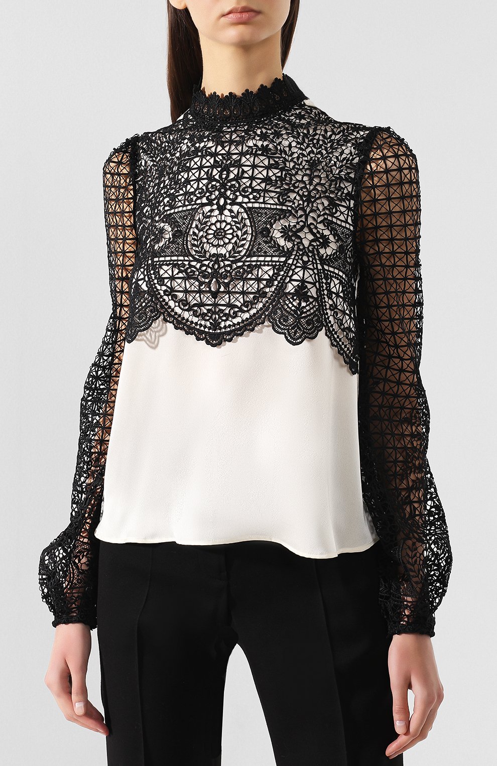 Кружевная блузка SELF-PORTRAIT, арт. SP20-057, фото 3