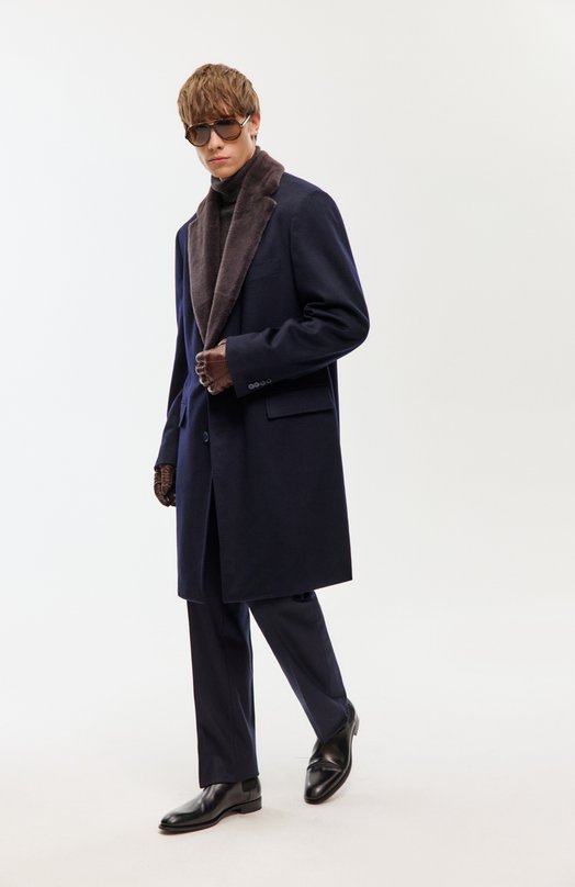 Шерстяные брюки MVST M25.1MM.T409/901 Синий  M25.1MM.T409/901 Фото 6