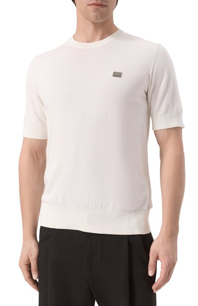 Хлопковый джемпер DOLCE & GABBANA, арт. GXX03T/JBCE9, фото 3