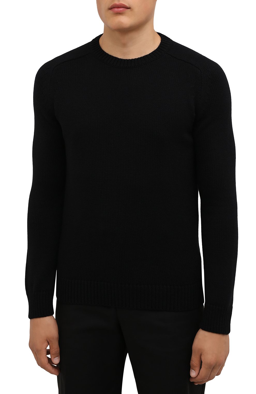 Кашемировый свитер SAINT LAURENT черного цвета по цене 103500 руб., арт. 603087/YALJ2, фото 3 Кашемировый свитер SAINT LAURENT, арт. 603087/YALJ2, фото 3