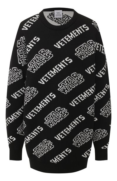 Женский хлопковый свитер star wars x vetements VETEMENTS, арт. USW21KN029 1003/W