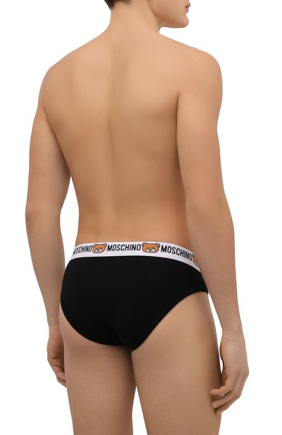 Комплект из двух брифов MOSCHINO черного цвета по цене 6825 руб., арт. A4746/8119, фото 3 Комплект из двух брифов MOSCHINO, арт. A4746/8119, фото 3