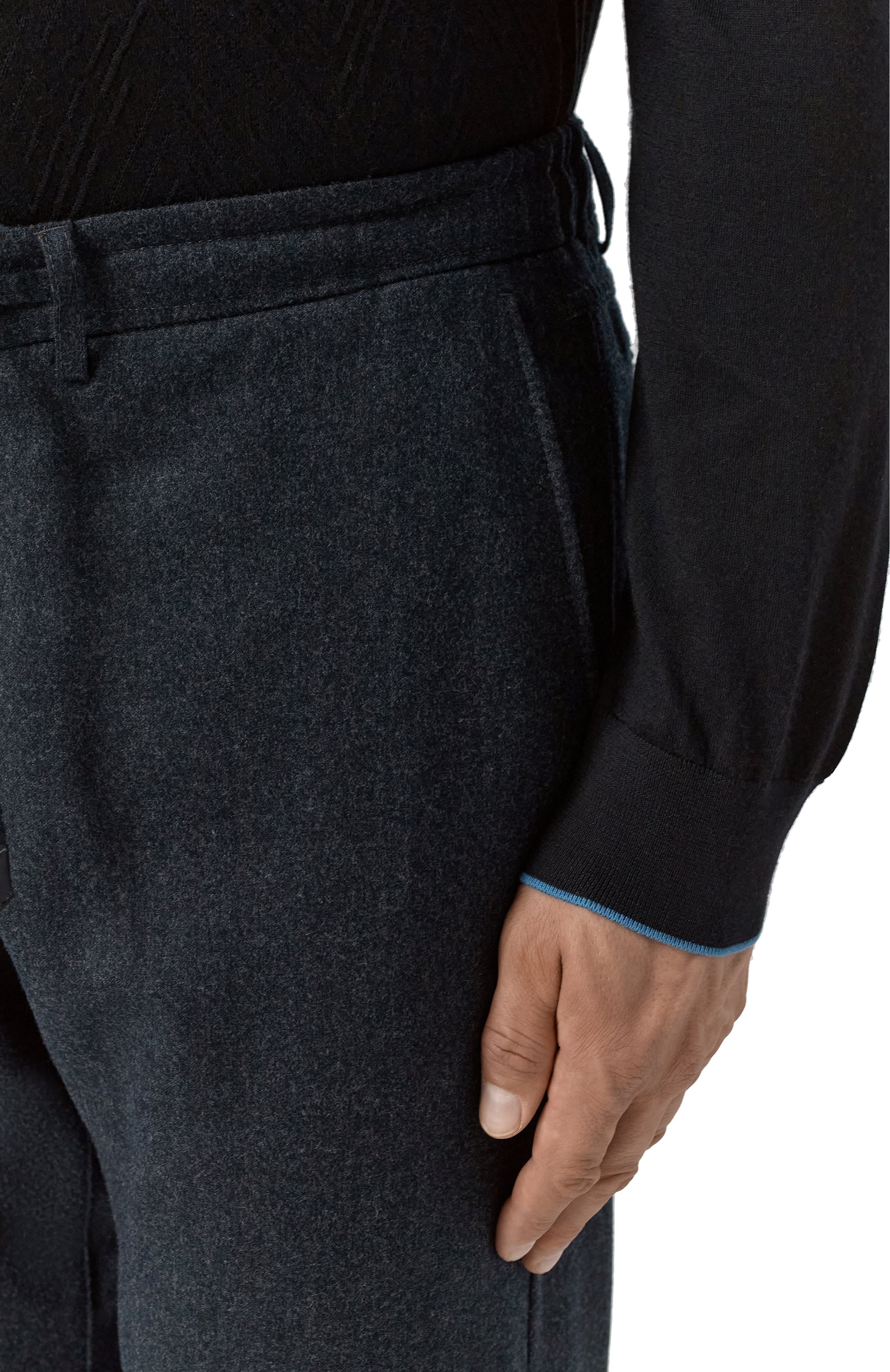 Шерстяные брюки CANALI, арт. V1659G/AR03472, фото 5