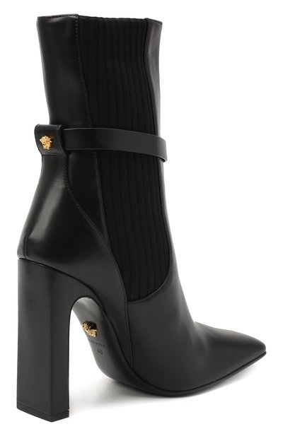 Кожаные ботильоны VERSACE, арт. DST414P/DVT2P, фото 4