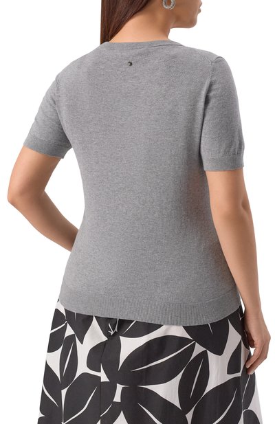 Пуловер из хлопка и кашемира MARINA SPORT, арт. TAZZINA, фото 4