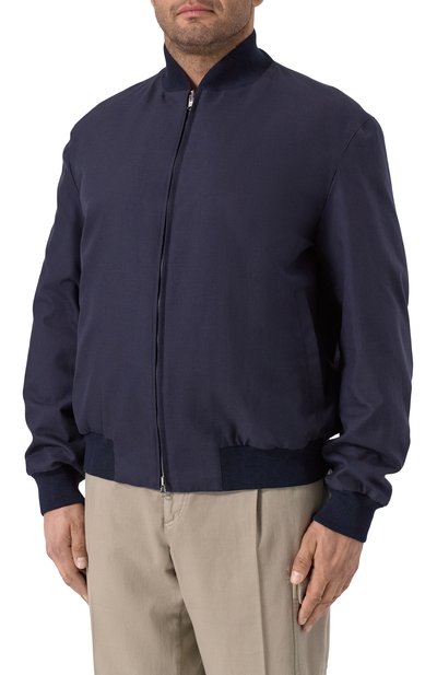 Бомбер из хлопка и кашемира CORTIGIANI, арт. 2AG623, фото 3