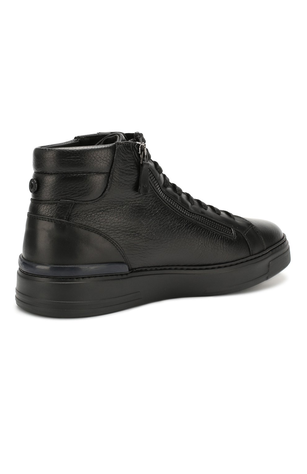 Кожаные кеды BARRETT, арт. CAR-9670.9/CERV0 NER0, фото 4