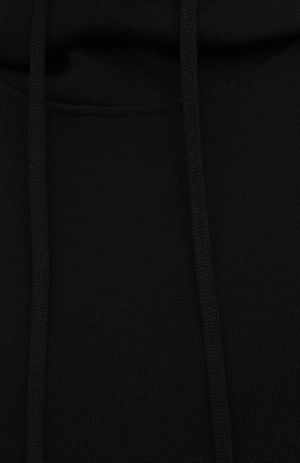 Худи из шерсти и вискозы BOTTEGA VENETA черного цвета по цене 150500 руб., арт. 631512/VKWQ0, фото 5 Худи из шерсти и вискозы BOTTEGA VENETA, арт. 631512/VKWQ0, фото 5