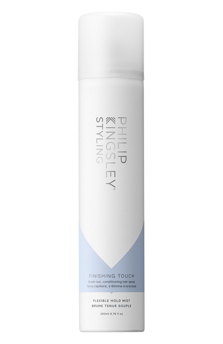 Лак для волос средней фиксации finishing touch (200ml) PHILIP KINGSLEY бесцветного цвета, арт. 5060305127814 | Фото 1 (Тип продукта: Лаки; Назначение: Для волос; Нос: Не проставлено; Региональные ограничения белый список (Axapta Mercury): Не проставлено; Обьем косметики: 200ml; Ограничения доставки: flammable)
