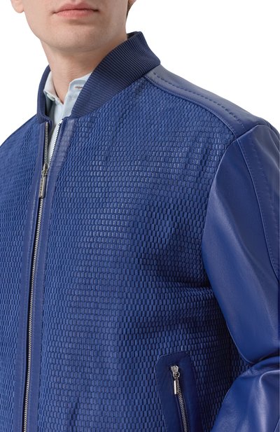 Кожаный бомбер ZILLI, арт. AT0B00M1005VBRL00, фото 5