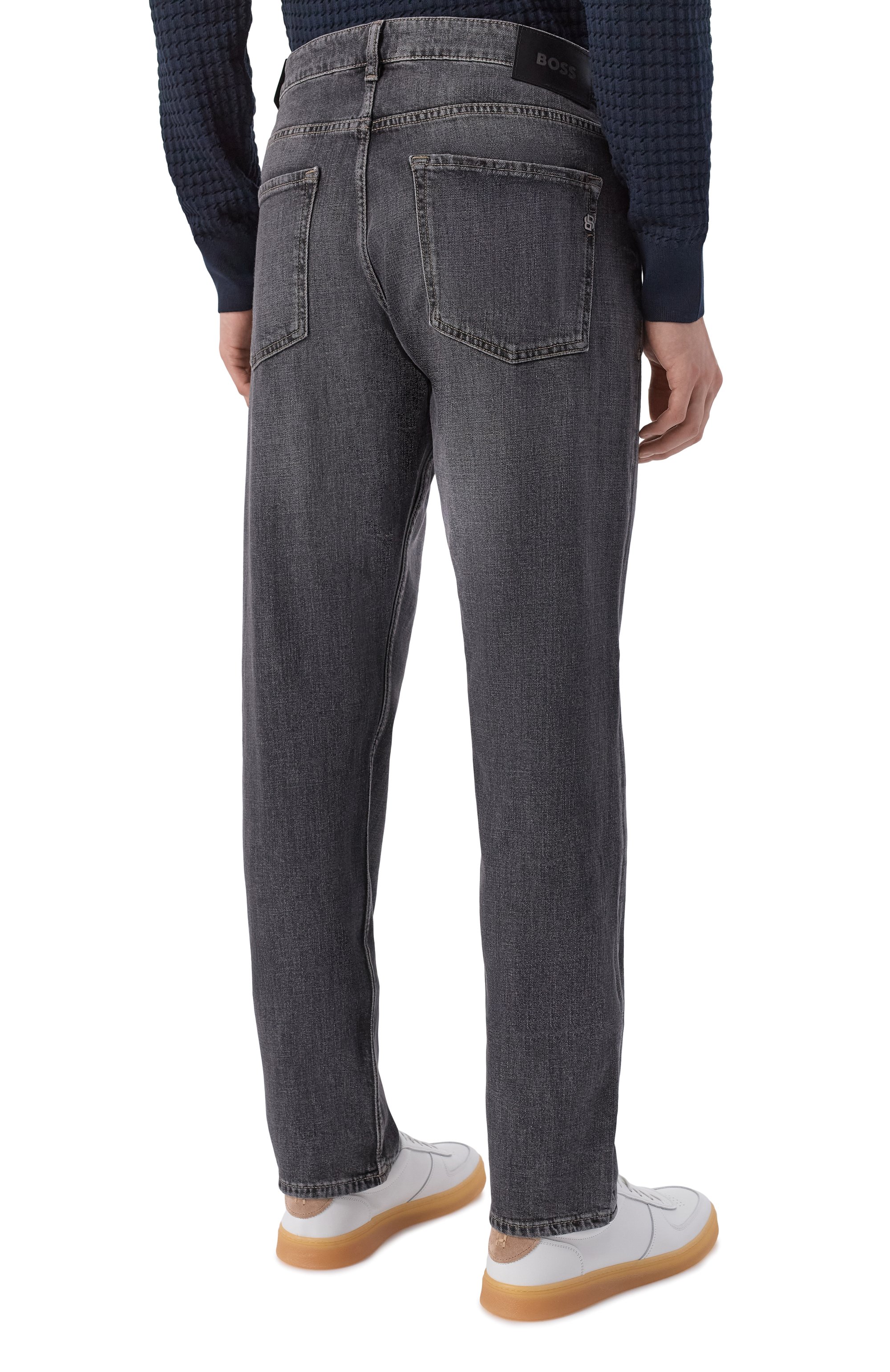 Джинсы delaware BOSS темно-серого цвета по цене 21700 руб., арт. 50557508, фото 4 Джинсы delaware BOSS, арт. 50557508, фото 4