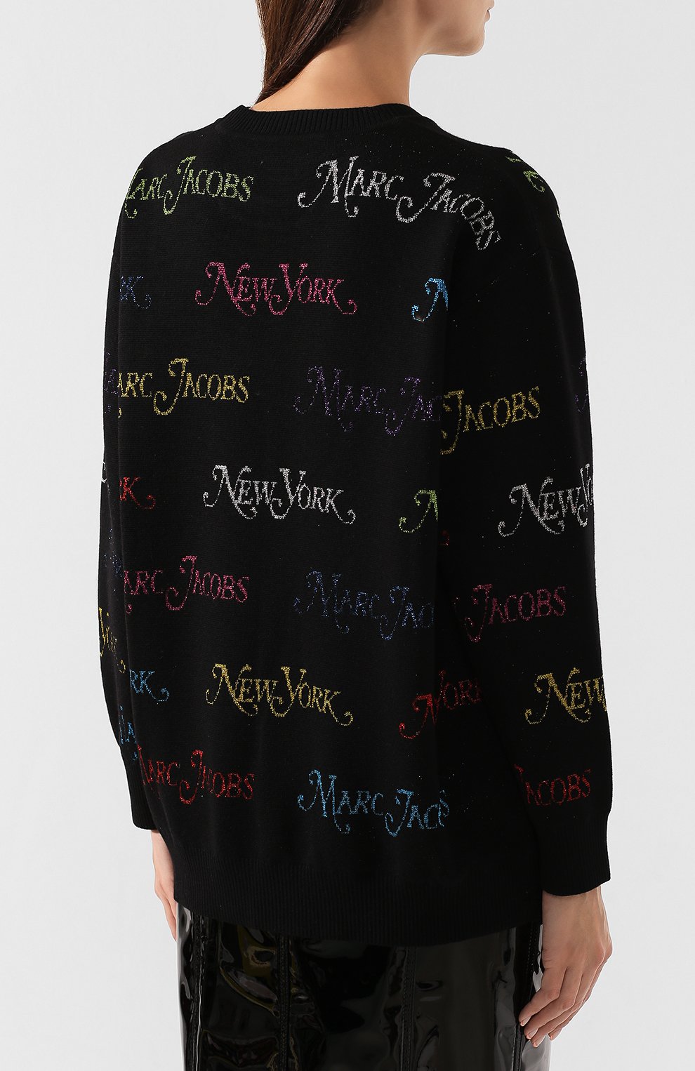 Шерстяной свитер MARC JACOBS (THE) черного цвета по цене 57650 руб., арт. M4007948, фото 4 Шерстяной свитер MARC JACOBS (THE), арт. M4007948, фото 4