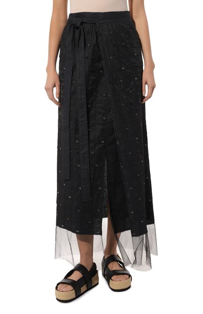 Юбка MIDGARD PARIS черного цвета по цене 41000 руб., арт. А50102, фото 3 Юбка MIDGARD PARIS, арт. А50102, фото 3