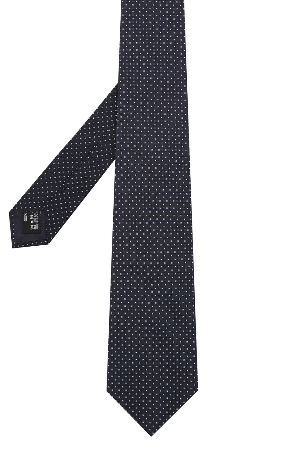 Шелковый галстук с узором GIORGIO ARMANI синего цвета по цене 16600 руб., арт. 360054/8A917, фото 2 Шелковый галстук с узором GIORGIO ARMANI, арт. 360054/8A917, фото 2