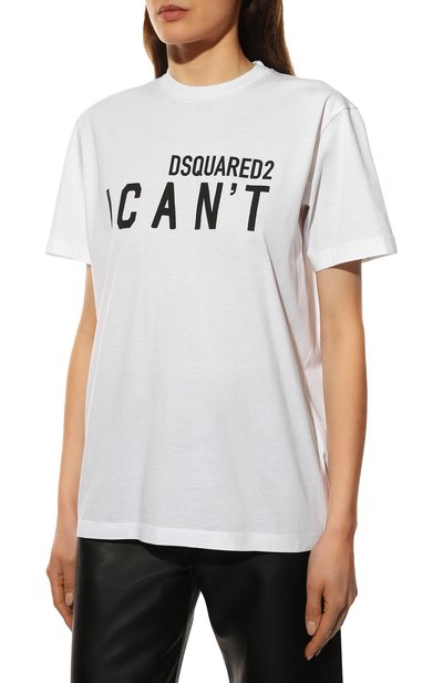 Хлопковая футболка DSQUARED2, арт. S75GD0213/S23009, фото 3