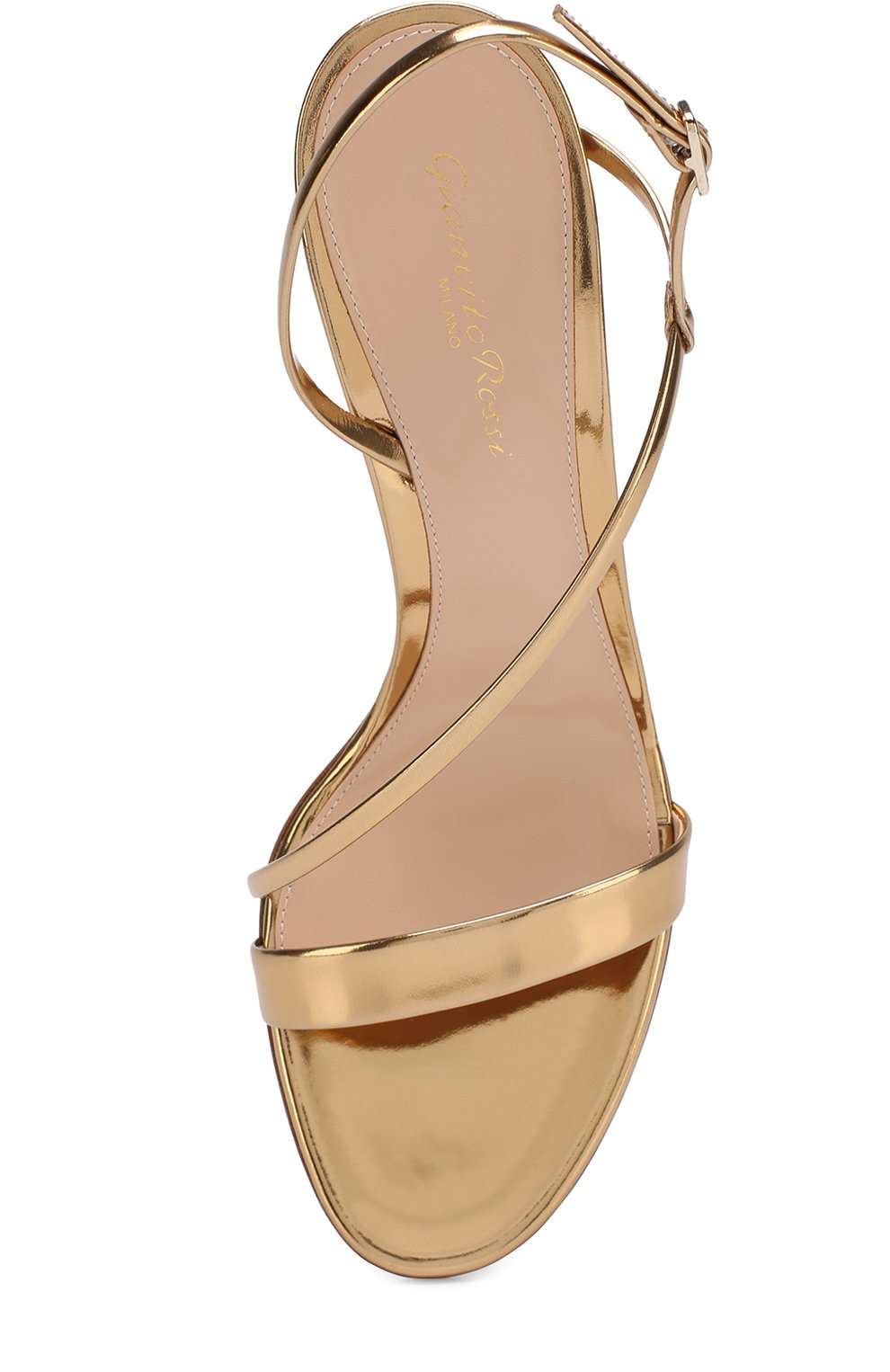 Босоножки manhattan из металлизированной кожи на шпильке GIANVITO ROSSI, арт. G30192.85RIC.METMEK0, фото 5