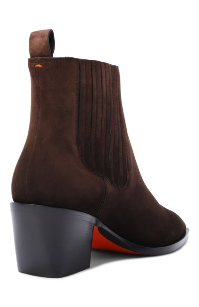 Замшевые ботильоны gio 60 SANTONI, арт. WT0G71799BJ2NAEA, фото 5