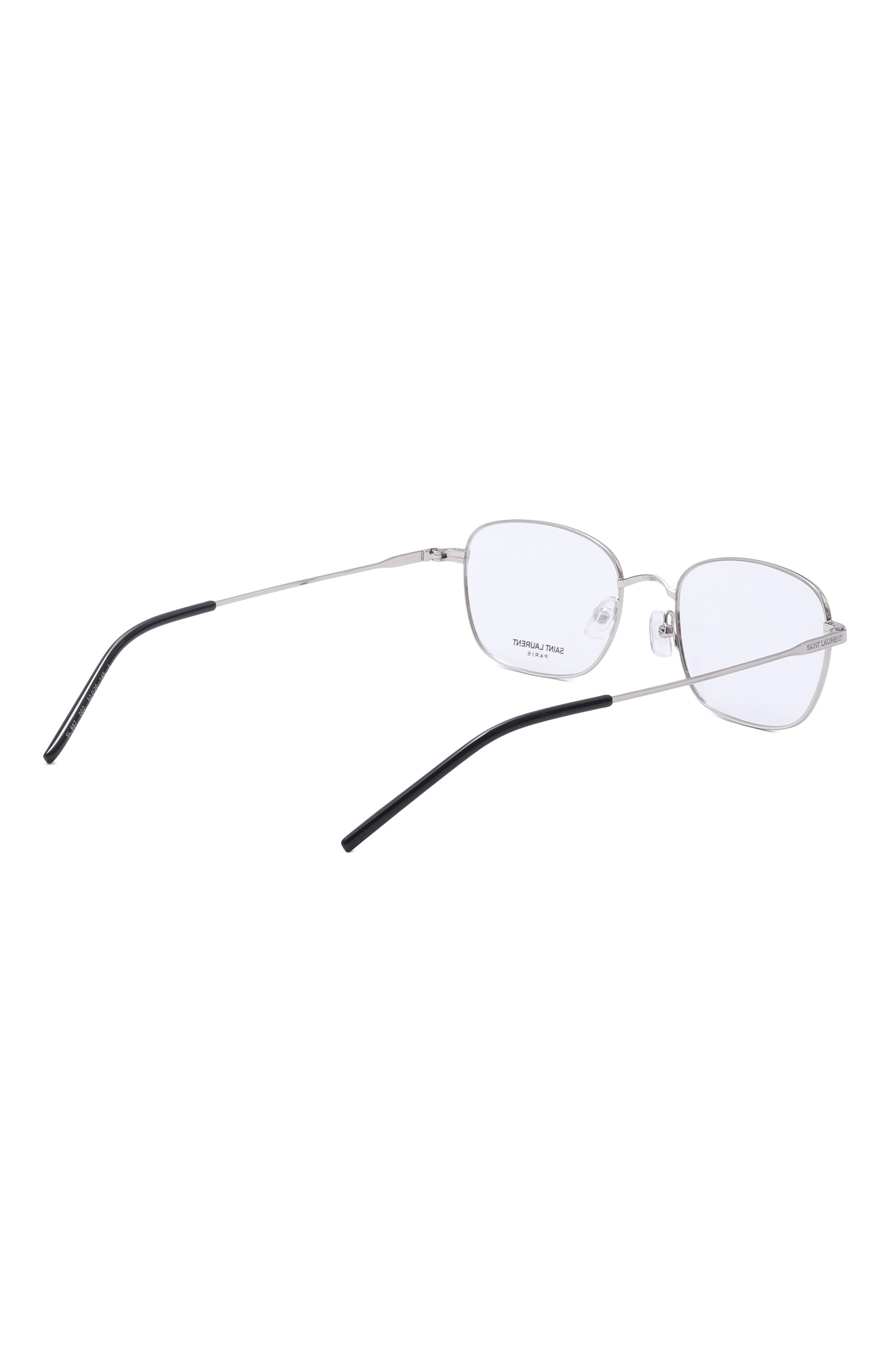 Оправа SAINT LAURENT серебряного цвета по цене 29950 руб., арт. SL 887 002, фото 3 Оправа SAINT LAURENT, арт. SL 887 002, фото 3