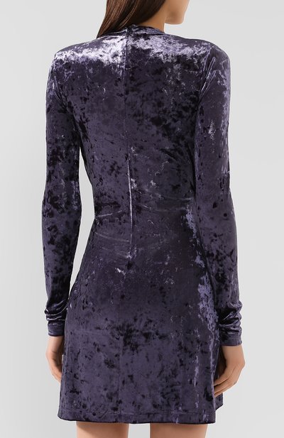 Платье OFF-WHITE синего цвета по цене 58400 руб., арт. 0WDB176E19F660773200, фото 4 Платье OFF-WHITE, арт. 0WDB176E19F660773200, фото 4