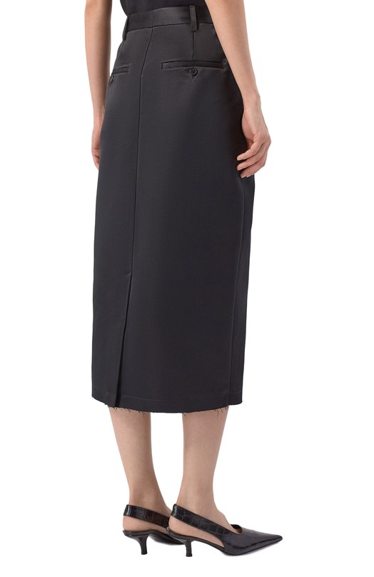 Атласная юбка Co 3245MBPD-PS26 Чёрный  3245MBPD-PS26 Фото 4