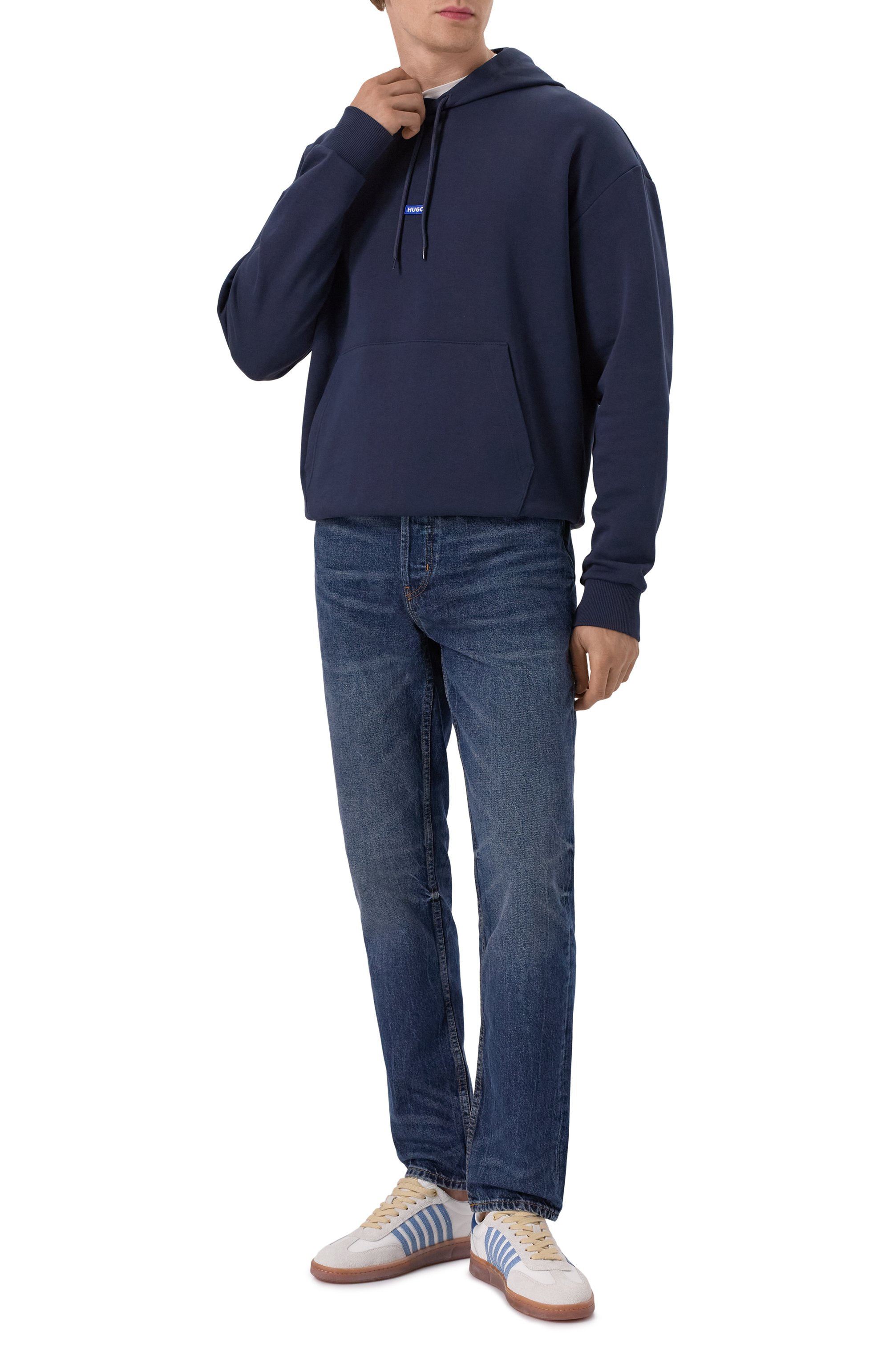 Джинсы hugo 634 HUGO темно-синего цвета по цене 16500 руб., арт. 50542680, фото 2 Джинсы hugo 634 HUGO, арт. 50542680, фото 2