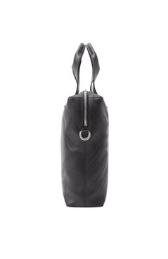 Мужская портфель BURBERRY черного цвета, арт. 8101921 | Фото 4 (Ремень/цепочка: На ремешке; Размер: large; Материал: Натуральная кожа; Сумки-технические: Портфели)