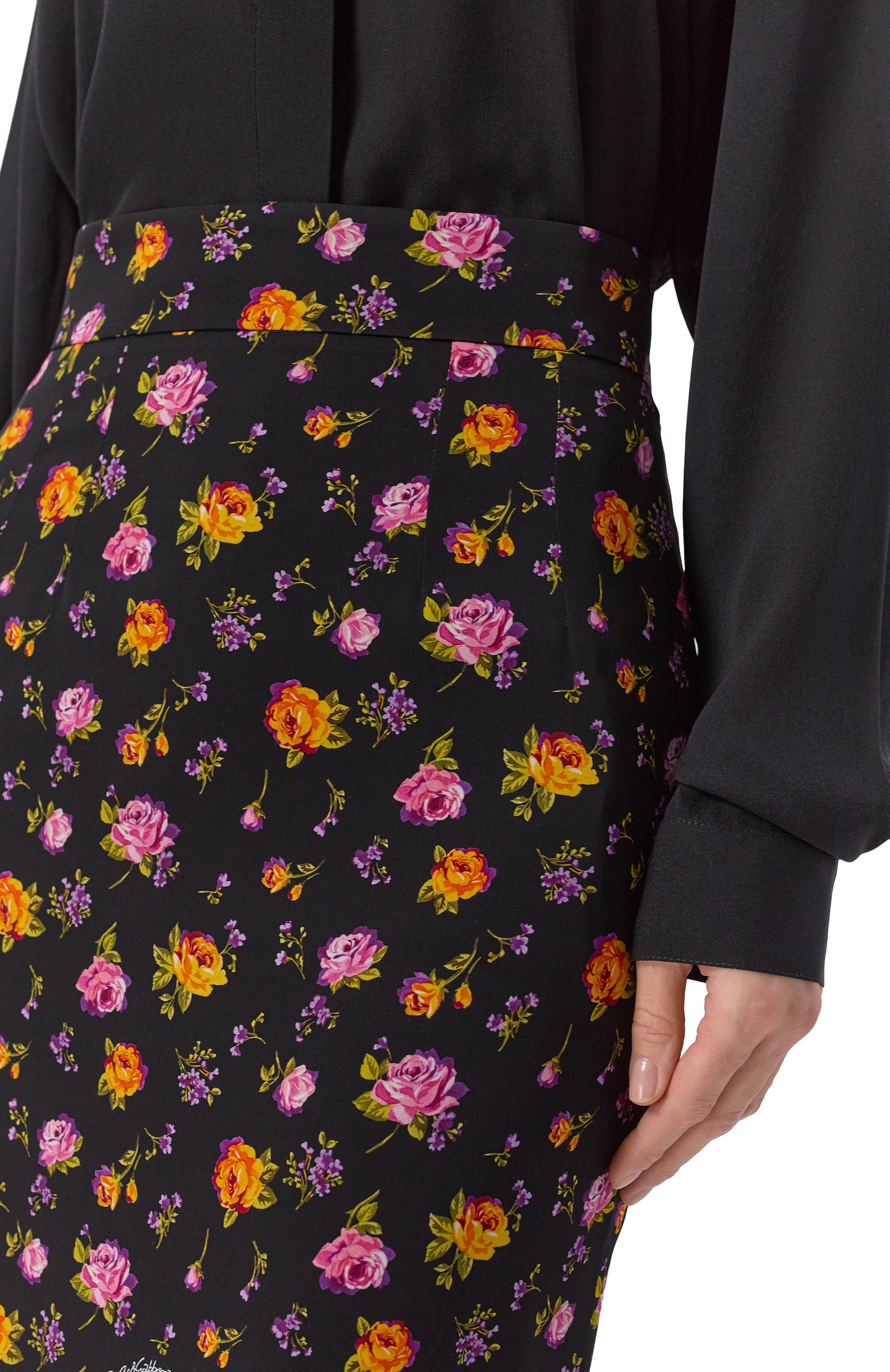 Шелковая юбка DOLCE & GABBANA, арт. F4DCBT/FSA8D, фото 5