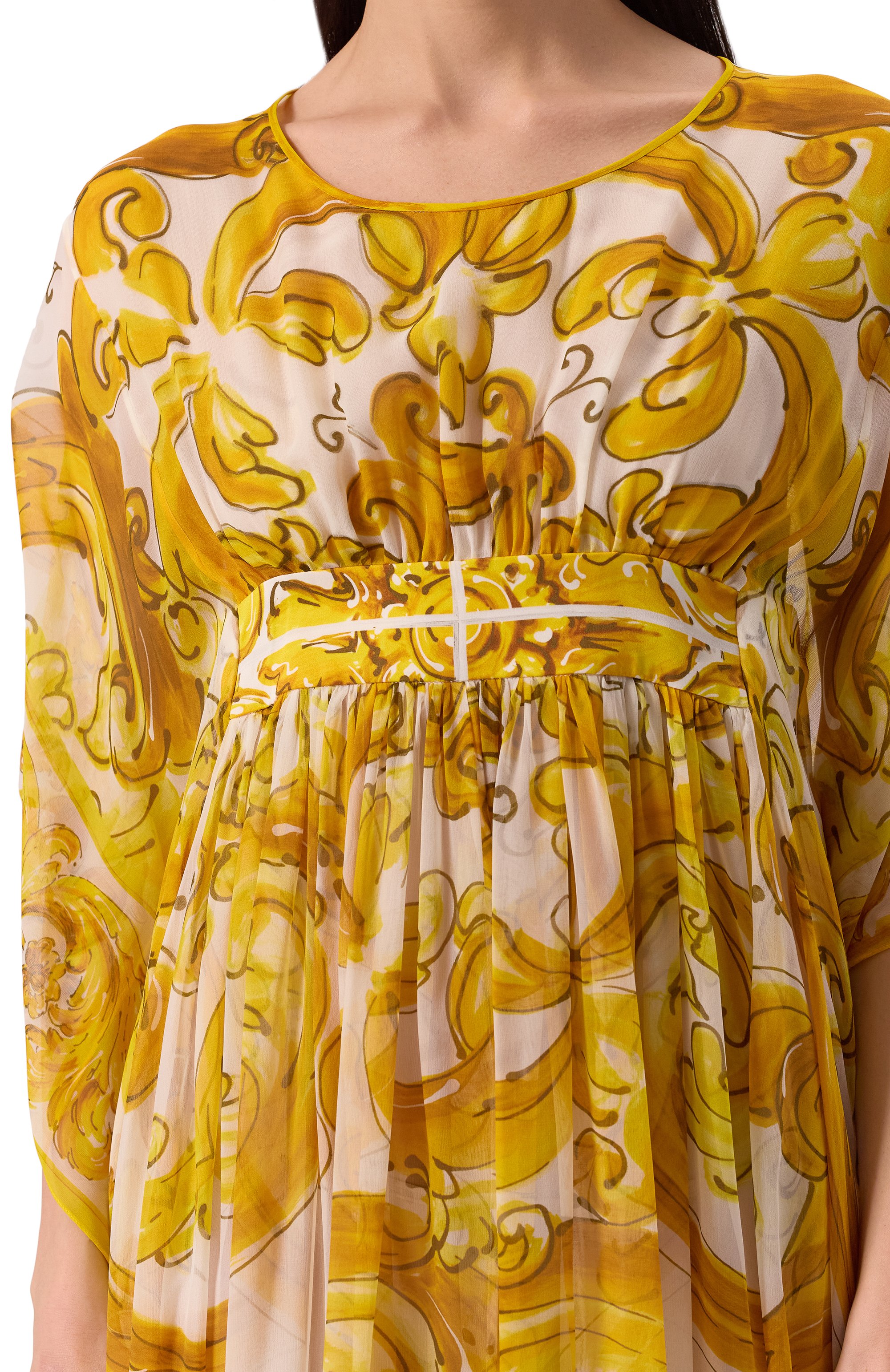 Шелковое платье DOLCE & GABBANA, арт. F6JDFT/HI1TZ, фото 5