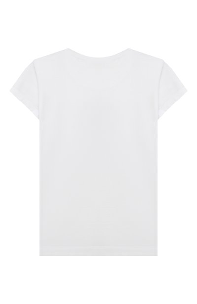 Хлопковая футболка MONNALISA, арт. 197620PB, фото 2