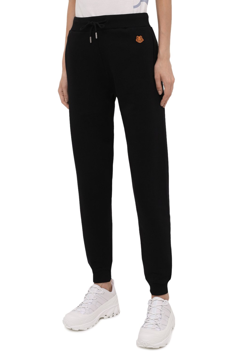 Хлопковые джоггеры KENZO черного цвета по цене 29050 руб., арт. FB52PA7224ML, фото 3 Хлопковые джоггеры KENZO, арт. FB52PA7224ML, фото 3
