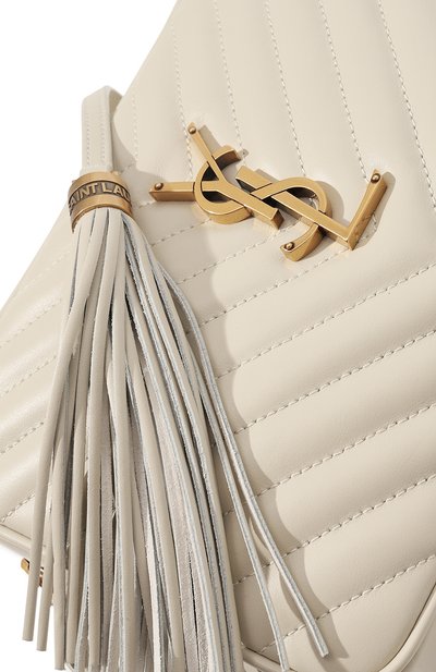 Сумка lou SAINT LAURENT кремового цвета по цене 223000 руб., арт. 715232/DV707, фото 3 Сумка lou SAINT LAURENT, арт. 715232/DV707, фото 3