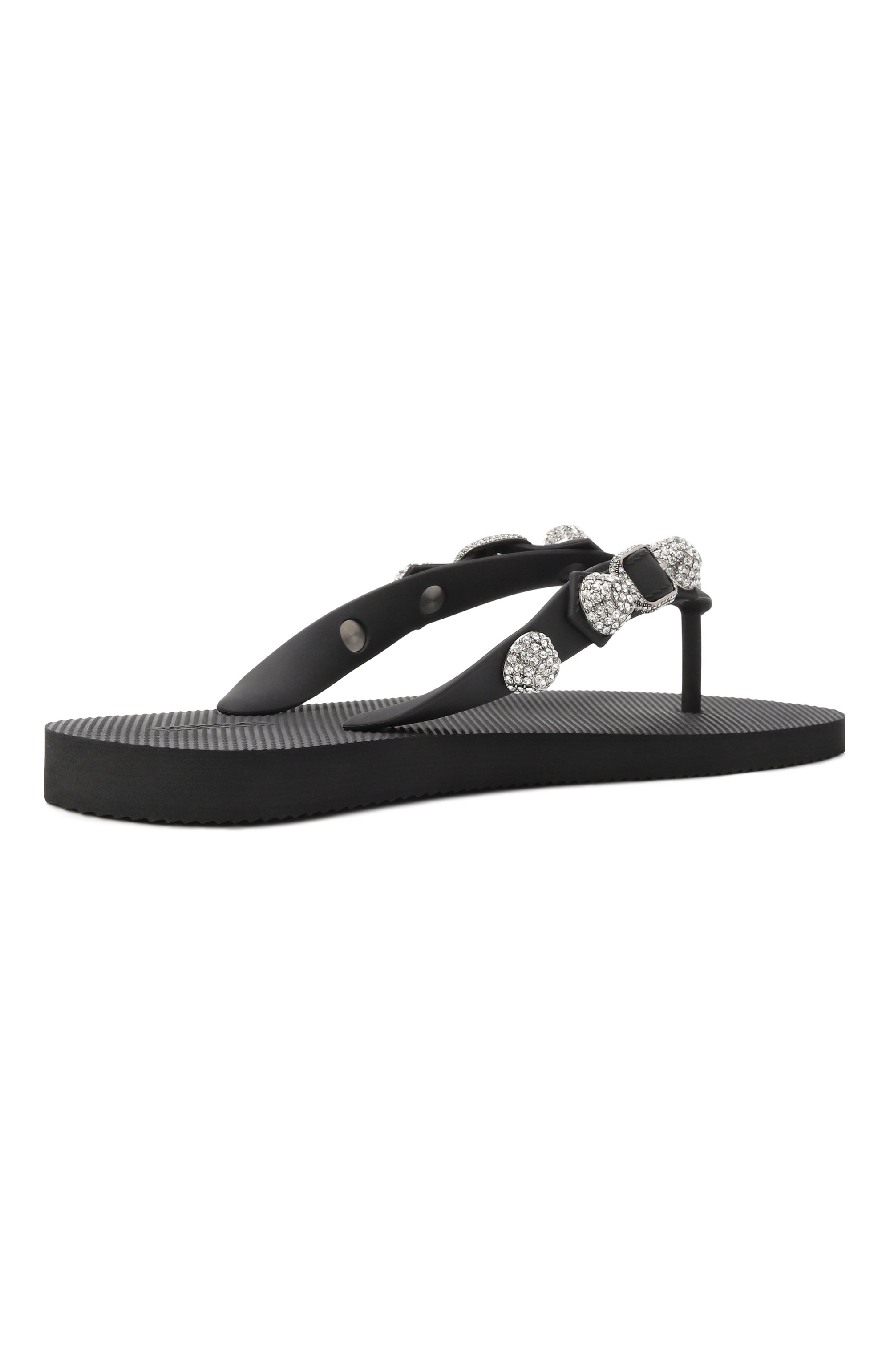 Шлепанцы cagole BALENCIAGA черного цвета по цене 88000 руб., арт. 784853/W1TA8, фото 5 Шлепанцы cagole BALENCIAGA, арт. 784853/W1TA8, фото 5