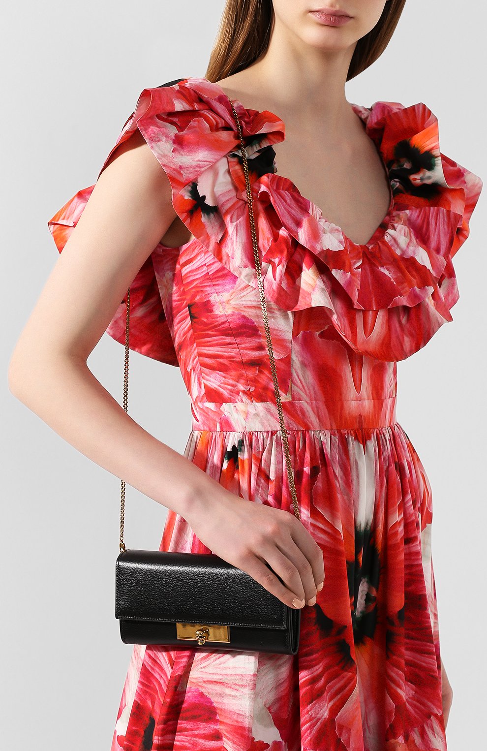 Кожаный кошелек ALEXANDER MCQUEEN, арт. 610212/1SM1T, фото 5