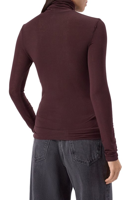 Водолазка из лиоцелла Pascale Agolde A72381618 Бордовый  A72381618 Фото 4