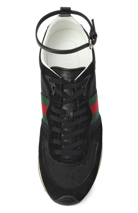 Комбинированные кроссовки Re-Motion Gucci 840291/AAEZM Чёрный  840291/AAEZM Фото 6