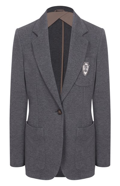 Женский хлопковый жакет BRUNELLO CUCINELLI, арт. MG9277334