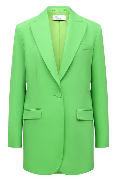 Жакет из хлопка и вискозы GIUSEPPE DI MORABITO зеленого цвета по цене 82550 руб., арт. SS22051JA-166, фото 1 Жакет из хлопка и вискозы GIUSEPPE DI MORABITO, арт. SS22051JA-166, фото 1