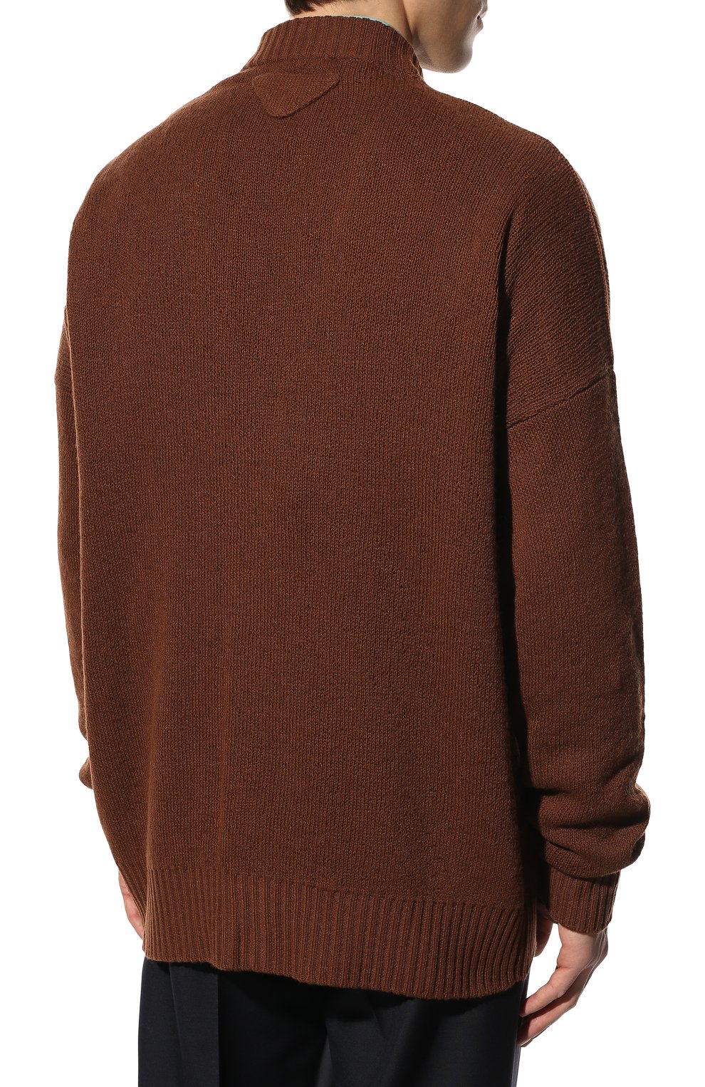 Кашемировый кардиган PRADA, арт. UMG109-1Z9F-F0005-221, фото 4