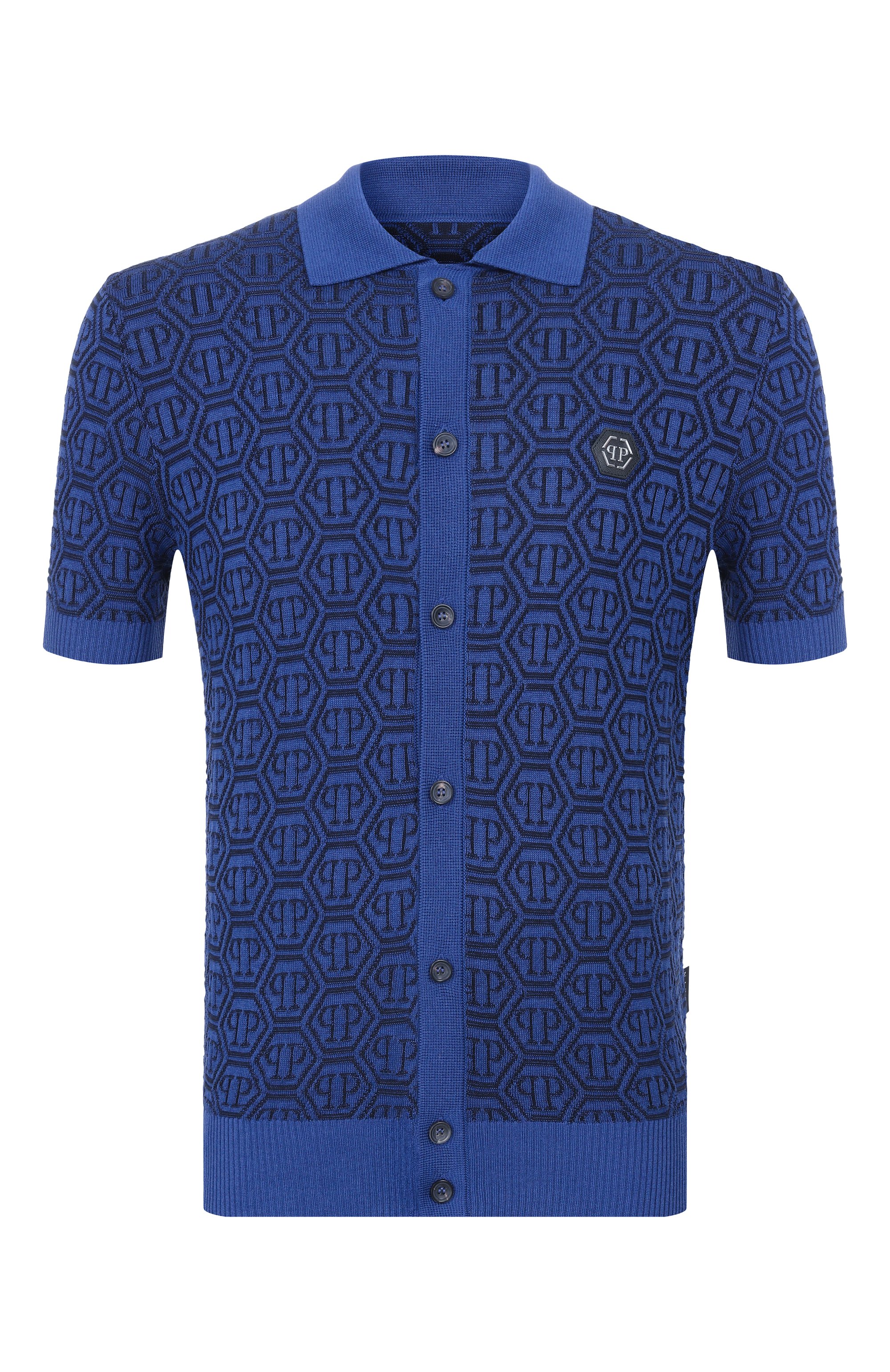 Рубашка из шелка и хлопка PHILIPP PLEIN, арт. SAFC MKK0313 PTE076N, фото 1