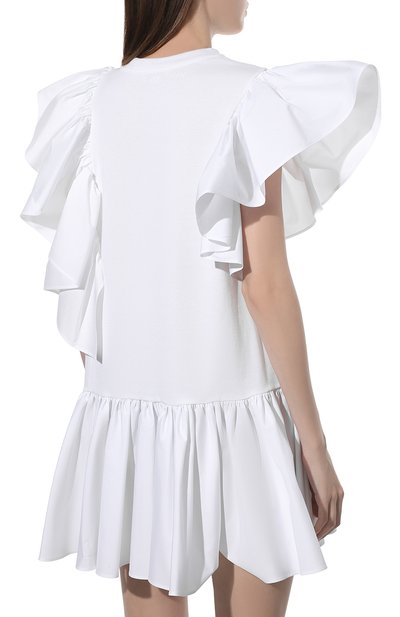 Хлопковое платье ALEXANDER MCQUEEN, арт. 687822/QLAA6, фото 4