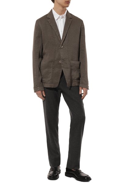 Рубашка из хлопка и льна TRANSIT, арт. CFUTRTW320, фото 2