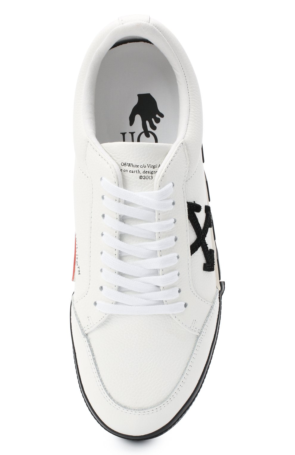 Комбинированные кеды vulcanized OFF-WHITE, арт. 0MIA085E20LEA0010110, фото 5